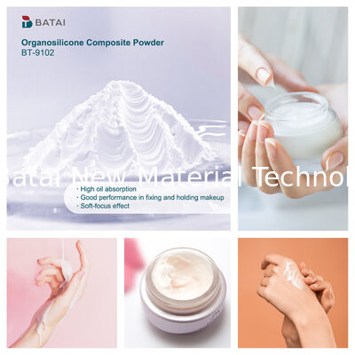 12 Mikrometer-Silikonkautschuk-Pulver-Vinyl Dimethicone Methicone Silsesquioxane Crosspolymer in der Hautpflege