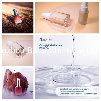 Ausgezeichnete Ausbreitbarkeit Caprylylmethicon für Viskosität 25C mPa·s 3-8 und Eigenschaften
