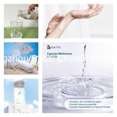 Ausgezeichnete Ausbreitbarkeit Caprylylmethicon für Viskosität 25C mPa·s 3-8 und Eigenschaften