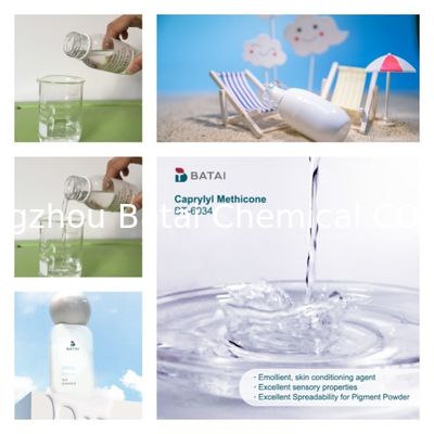 Ausgezeichnete Ausbreitbarkeit Caprylylmethicon für Viskosität 25C mPa·s 3-8 und Eigenschaften