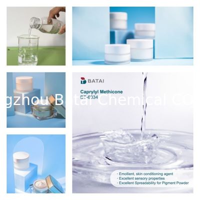Ausgezeichnete Ausbreitbarkeit Caprylylmethicon für Viskosität 25C mPa·s 3-8 und Eigenschaften